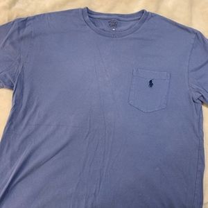 Mne's Polo Ralph Lauren Pocket T-Shirt Blue